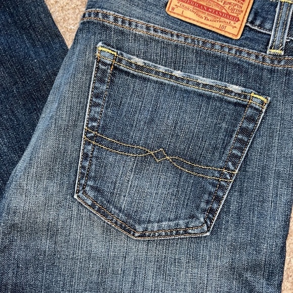 Lucky Brand vintage straight denim jeans size 34 - Picture 7 of 12